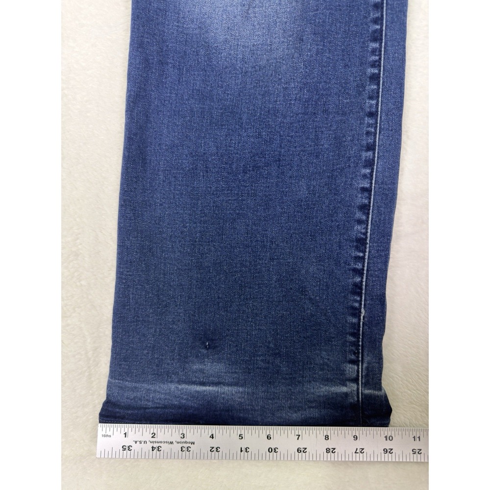 Old Navy Jeans Womens 18 Plus Blue Medium Wash High Rise Bootcut Pull On Stretch - Picture 6 of 9